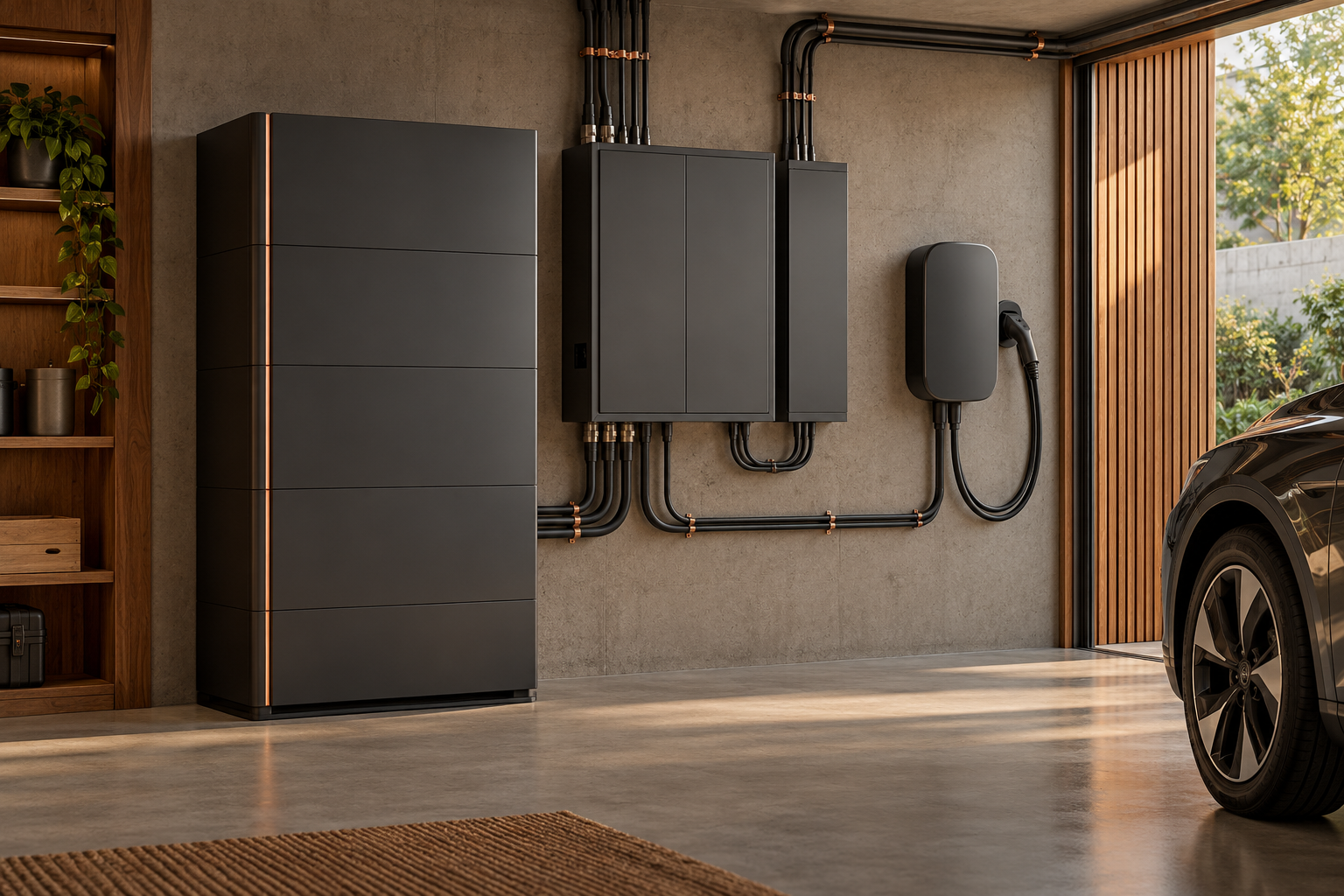 Aus Energie wird ein System. – illustrative Darstellung Aus Energie wird ein System. – illustrative Darstellung